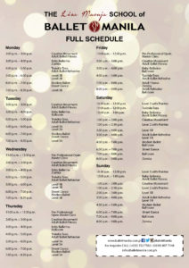 FISHER-MALL-SCHEDULE